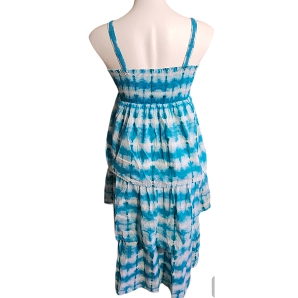 Calypso St Barth for Target Tie Dye Maxi dress Turquoise & White Size XL (14/16) - Picture 4 of 10